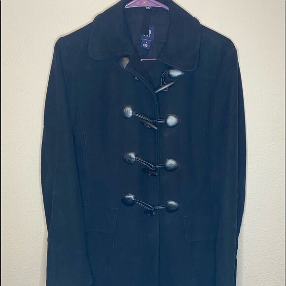 Gap Pea Coat Small Black - Picture 7 of 7